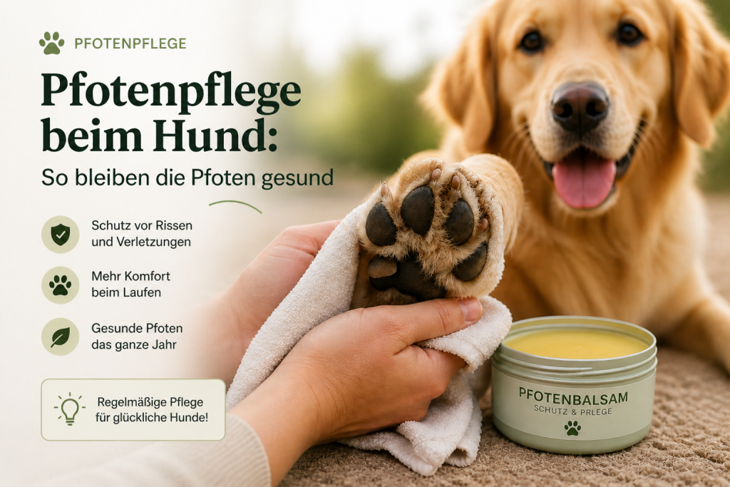 Pfotenpflege für hunde alltag