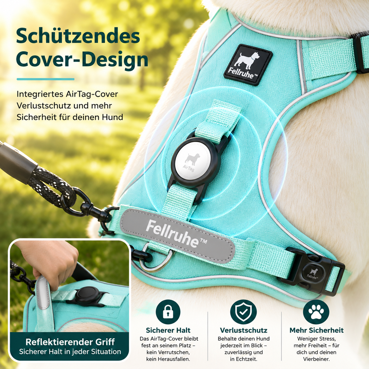 Hundegeschirr mit sicherem Halt und Komfort